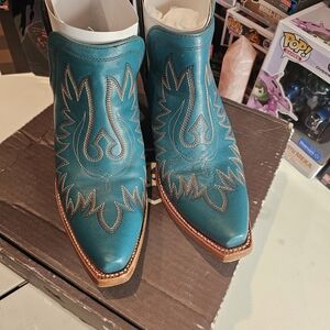 Men's Teal Western Boots